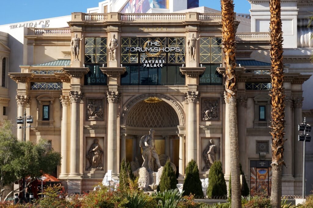 Explore Las Vegas: The Forum Shopping Mall, Caesars Palace.